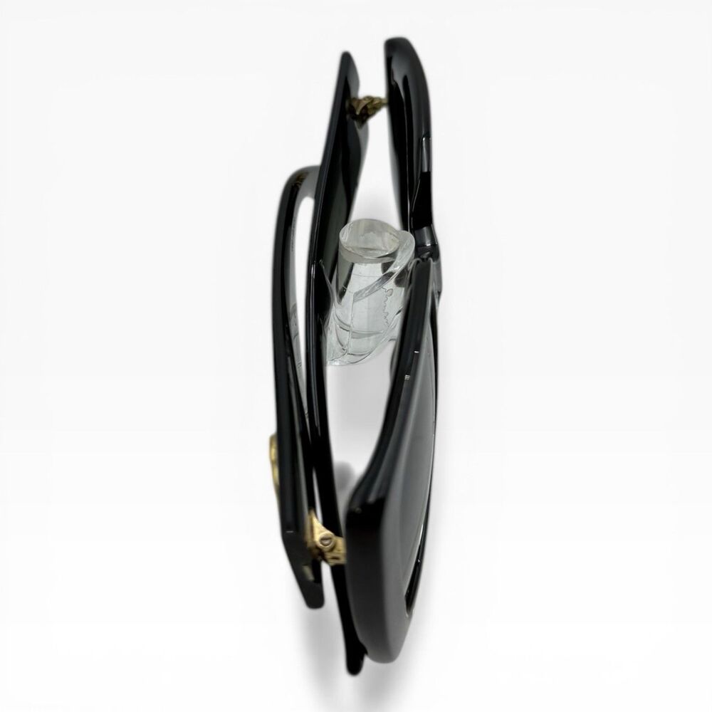 Gucci Sunglasses GG0141S 001 Black Optyl Frame Gold GG logo - Picture 5 of 10
